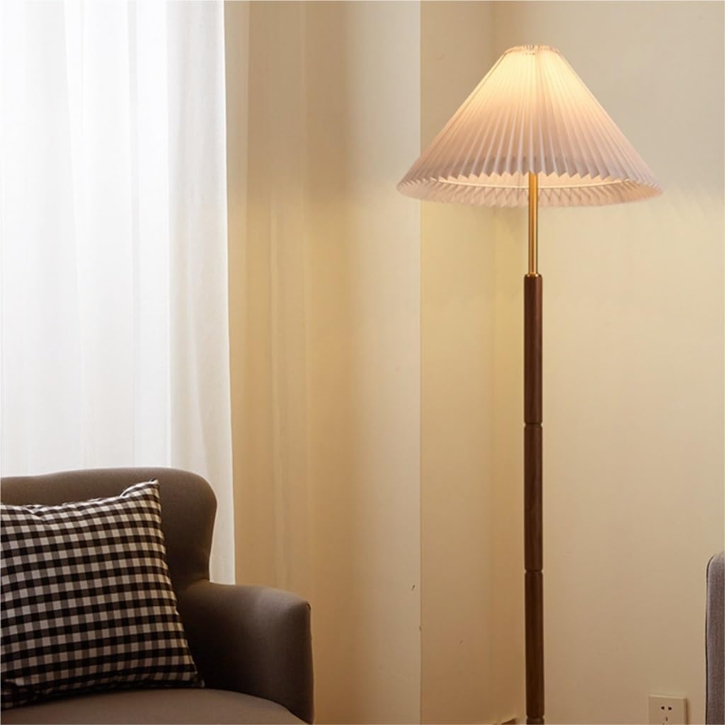 シンプルなフロアランプ・USA フロアランプ アメリカの立ちライトシンプルな模造銅のベッドルームの